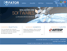 Tablet Screenshot of fatorconsult.com.br